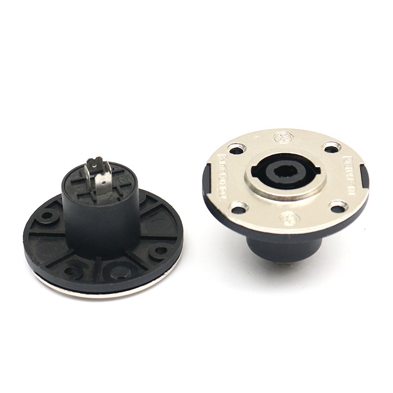 OEM Free Sample 6.35 audio plug Audio Speaker Connector plug socket with circular base pointed tip for inserting wires