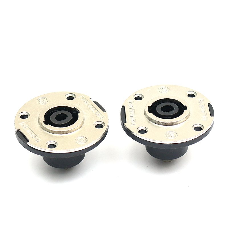 OEM Free Sample 6.35 audio plug Audio Speaker Connector plug socket with circular base pointed tip for inserting wires