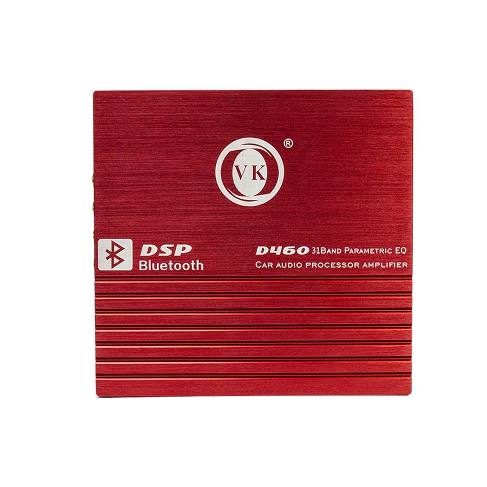 4-Channel Class D Car Amplifier with DSP Processor High-Pass Filter 4-IN and 4-OUT Separation