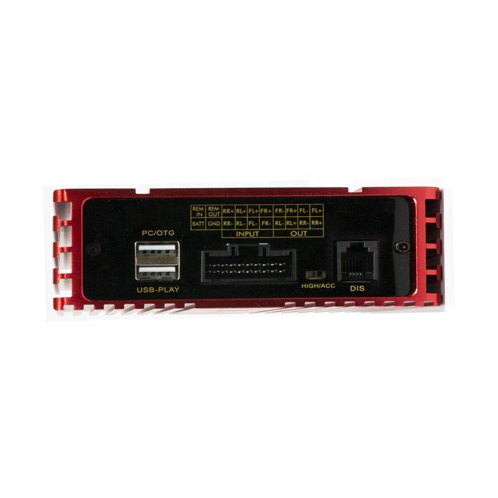 4-Channel Class D Car Amplifier with DSP Processor High-Pass Filter 4-IN and 4-OUT Separation