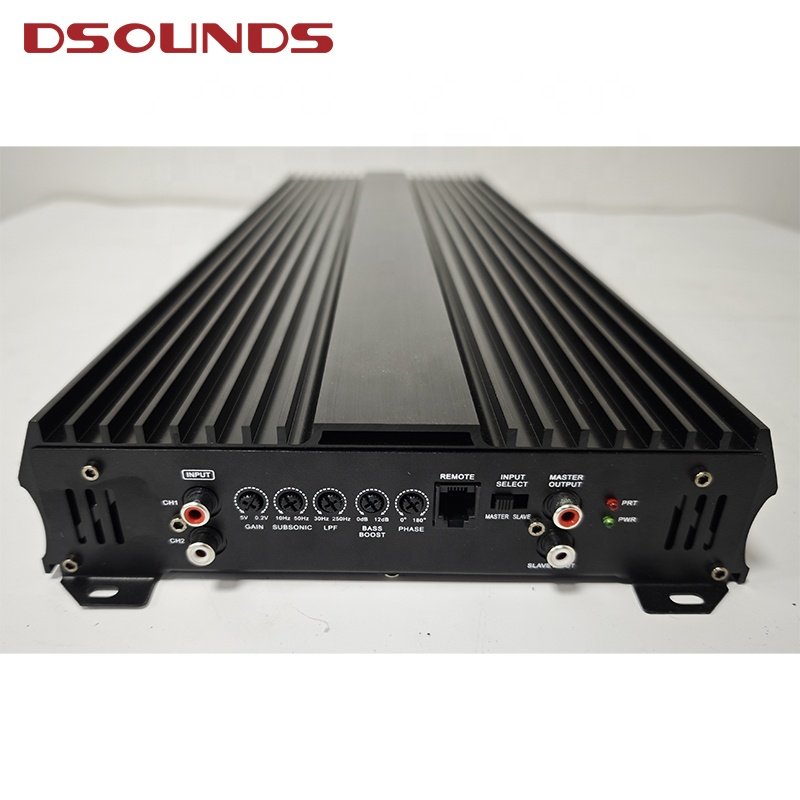 Korean Design Car Amplifier 4000Wrms @ 1Ω Bass Amplifier Monoblock Car Audio Amplifier for Car Subwoofer