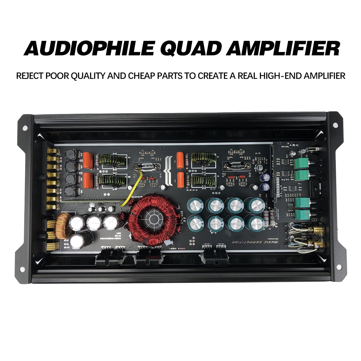 ZM-D4100 Car Amplifier Car Stereo Subwoofer Amplifiers Auto Audio 4 Channel Systems Speaker Amplifier