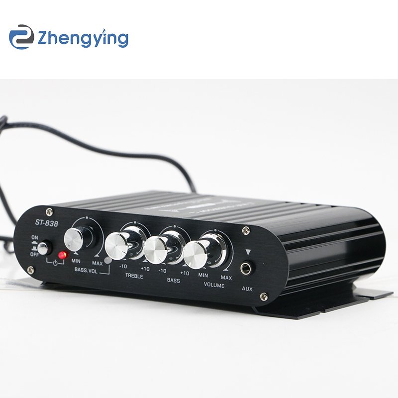 ST-838 Wholesale Digital Subwoofer Amplifier 2 Channel Sound System Mini Home 12V Power Amplifier