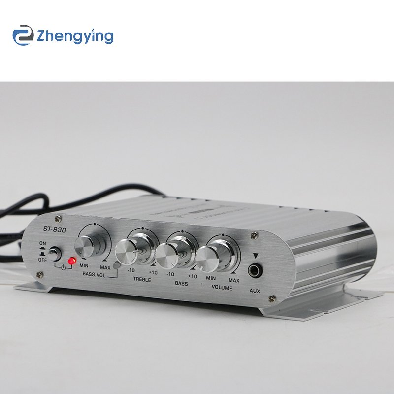 ST-838 Wholesale Digital Subwoofer Amplifier 2 Channel Sound System Mini Home 12V Power Amplifier