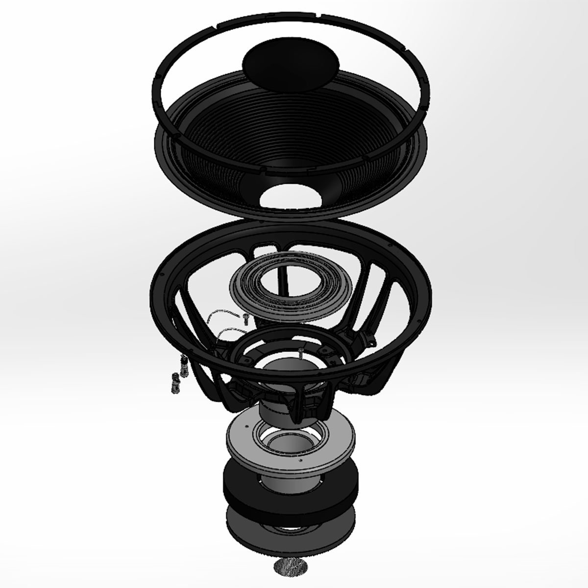 Taramps 18" THUNDER BASS 3K7 4 Ohms Car Audio Subwoofer 1200 Watts Rms 2400W Max Loudspeaker 18 Inches for Professional Projects