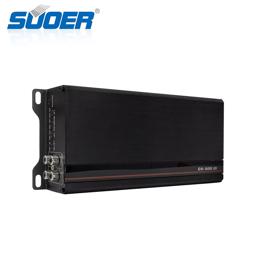 Suoer CU-500.1 Monoblock Channel 500 Watts Rms Power Car Amplifier for Subwoofer Amplifier Car