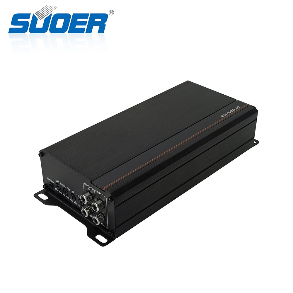 Suoer CU-500.1 Monoblock Channel 500 Watts Rms Power Car Amplifier for Subwoofer Amplifier Car