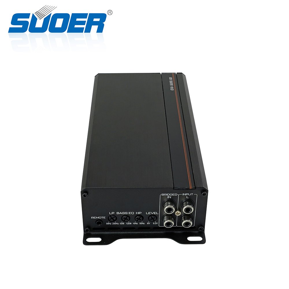 Suoer CU-500.1 Monoblock Channel 500 Watts Rms Power Car Amplifier for Subwoofer Amplifier Car