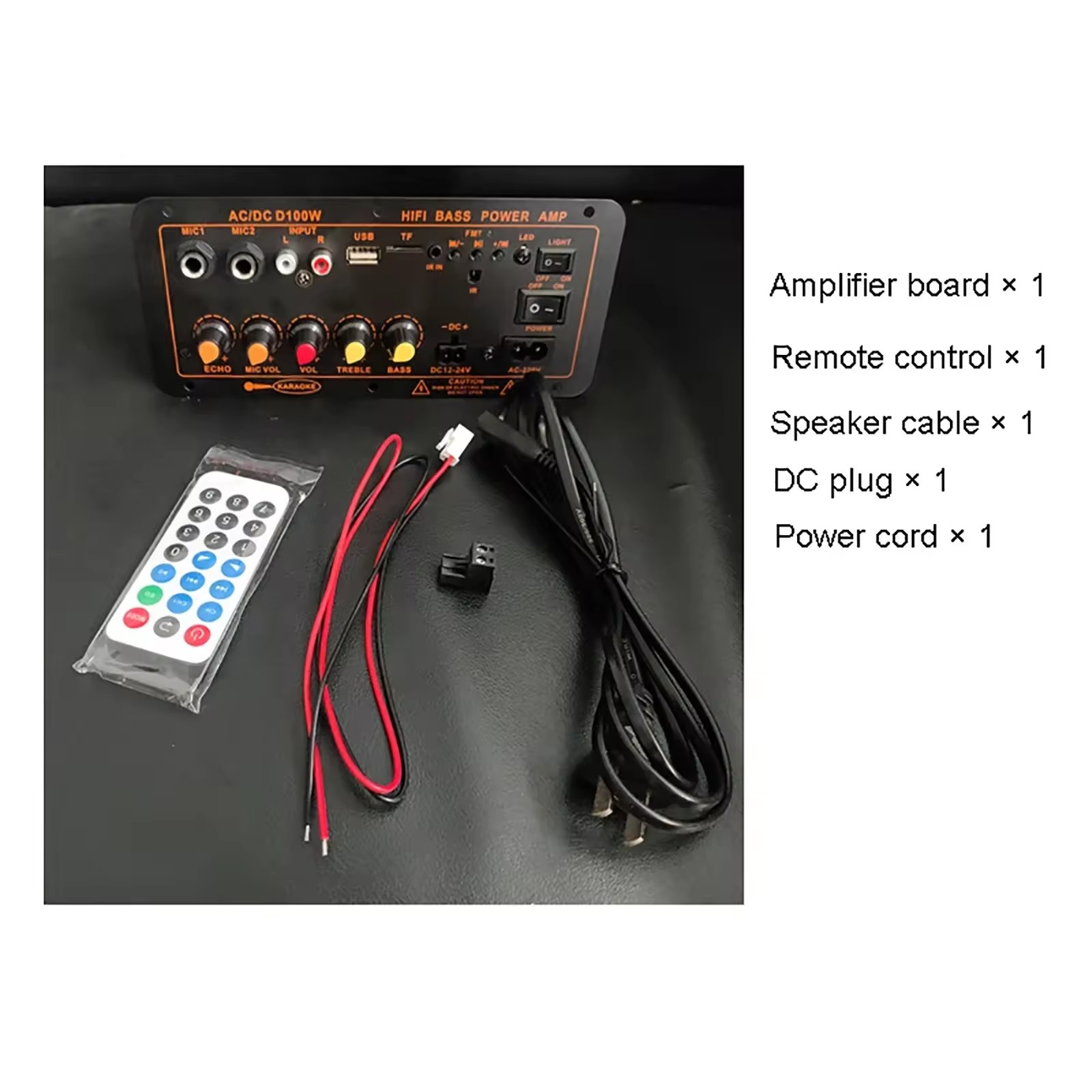 High Power Car Blue Tooth Power Amplifier Board Home Audio K-song Outdoor Bass 100-300W Power Amplifier Board