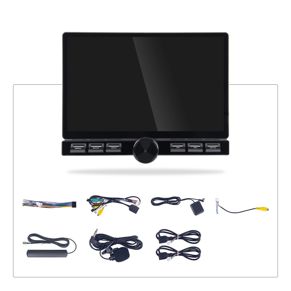 10.1/11.8/13.1inch Android Car Stereo 2k QLED Diamond Car Player FM Radio With Button Knob Wireless Carplay 4G 360 Head Unit