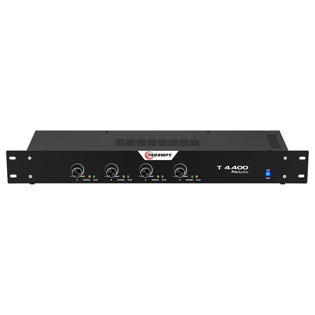 Taramps T 4400 Professional Amplifier 4 Channel 100 Watts 4 Ohms 400W Used in Churches Shows Home Pro Audio System Sound Quality