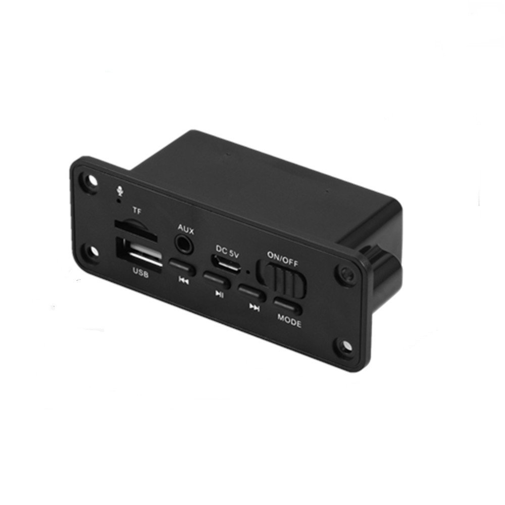 DC 5V 6W Amplifier MP3 Decoder Board 2*3W Bluetooth 5.0 Music Player USB Module FM AUX Radio Handsfree Call for Car Speaker