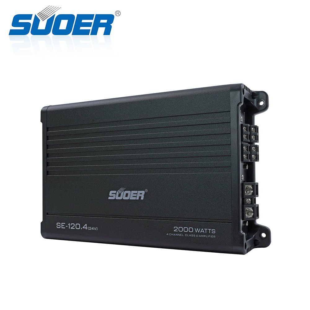 Suoer SE-120.4 24v Bus Amplifier Audio Amplificador Cars