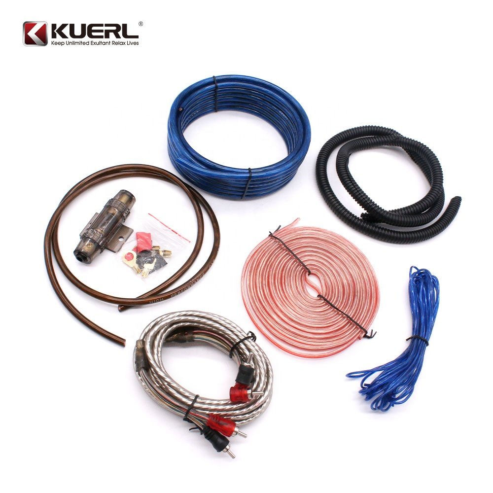 Wholesale Price High Quality 6AWG Amp Wiring Kits Car Audio Amplifier Wiring Kit