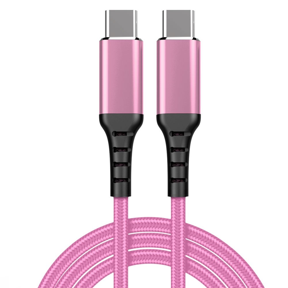 1m USB2.0 C to Type C cable with Nylon Braid for Android Mobile Phone&iPhone15