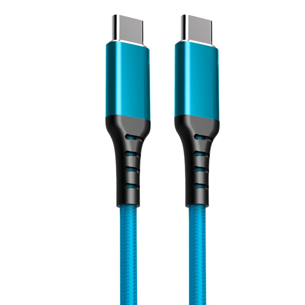 1m USB2.0 C to Type C cable with Nylon Braid for Android Mobile Phone&iPhone15