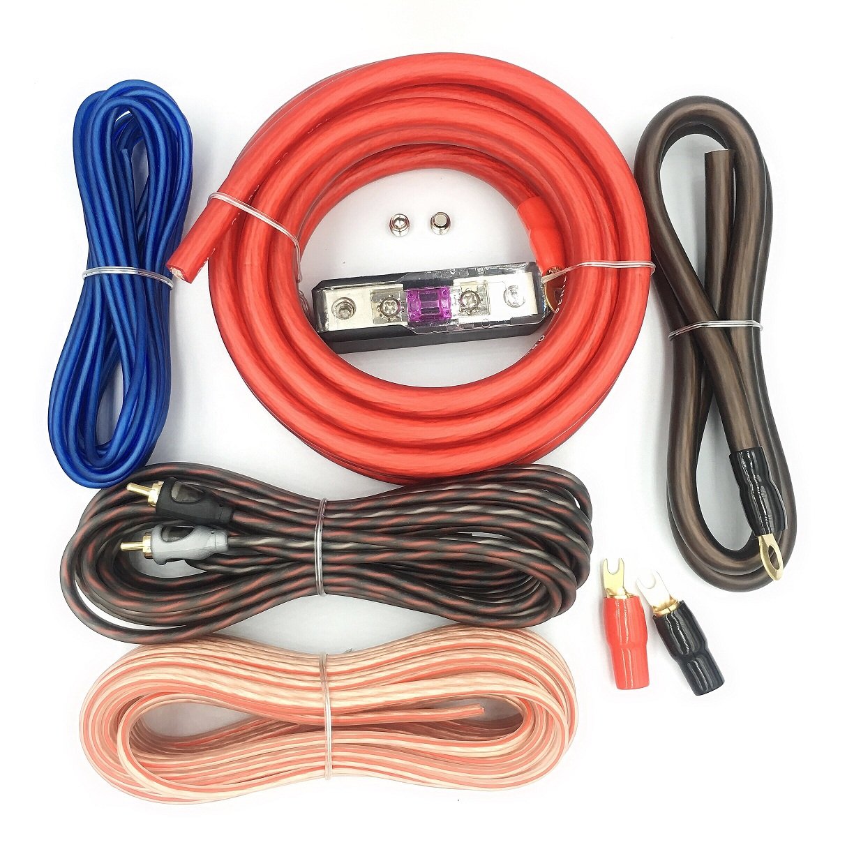 Manufacturer Auto 4 AWG Amp Kit 0 Gage Car Amplifier Installation Wiring Sub and Amp Wiring Kit