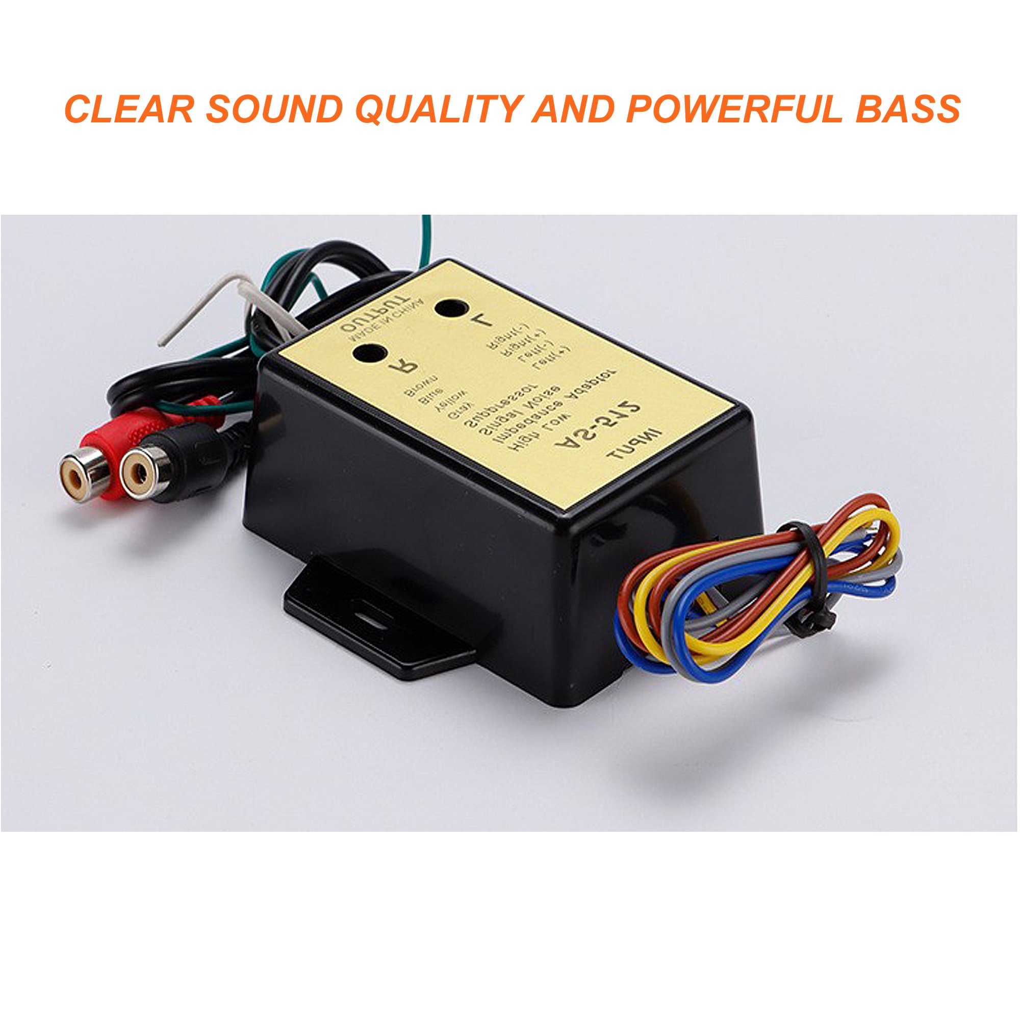 Factory Car Audio Speaker High Quality Audio Speaker High to Low Level Line Output Converter High to Low Audio Converter