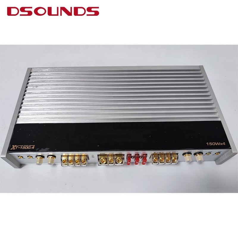 Wholesale 4 Channel Car Amplifier 150Wx4 with Full Range High Quality and Good Price Car Audio Amplifier for Car Speakers