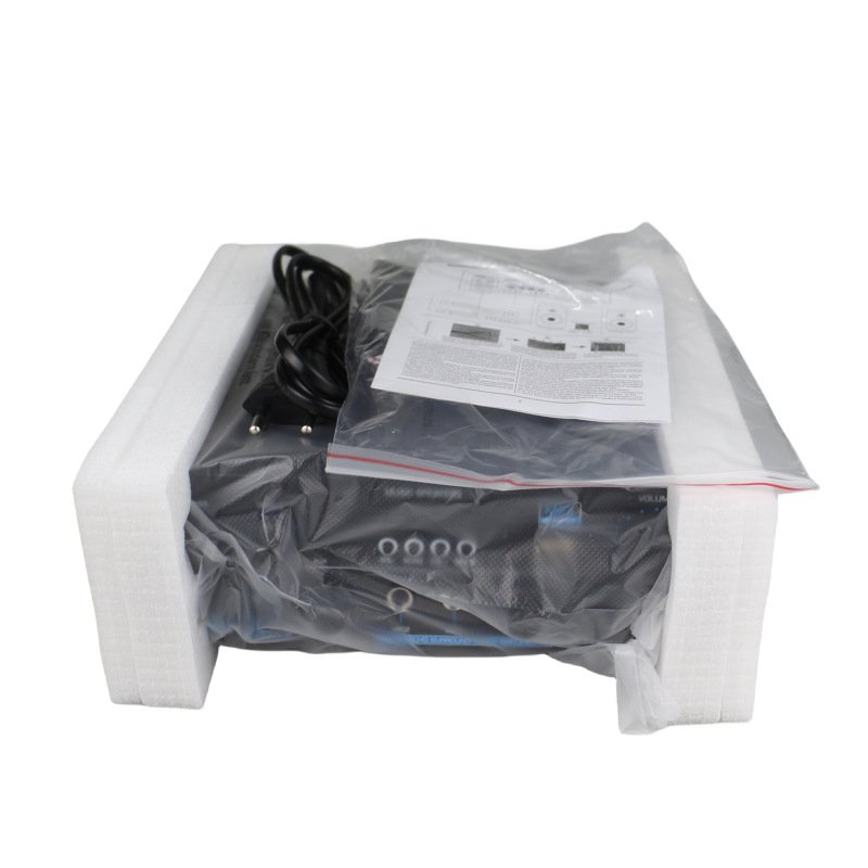 Amplifier AK55 900W Max 2.0 Channel Rated 70W+70W Blue. Tooth Audio Hifi AMP Karaoke Music Player Support 110V 220V 12V AK-55