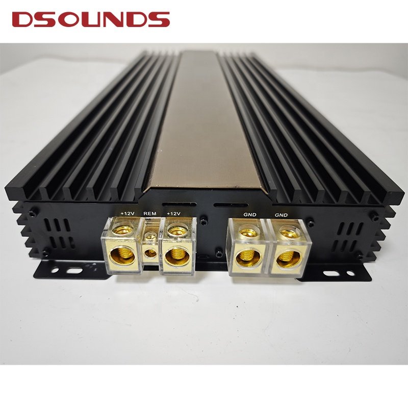 Bass Car Amplifier 6500Wrms @0.5 Ohm Stable Output Mono Block Car Audio Amplifier for Car Subwoofer