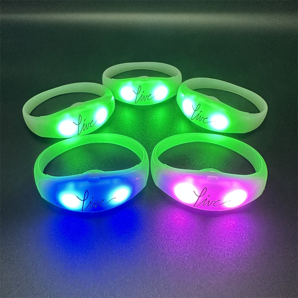 2024 Party Novelty Wholesale Remote Controlled Rhythmic Audio Bracelet