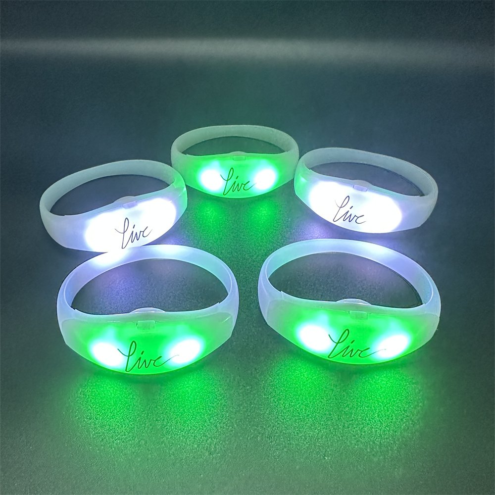 2024 Party Novelty Wholesale Remote Controlled Rhythmic Audio Bracelet