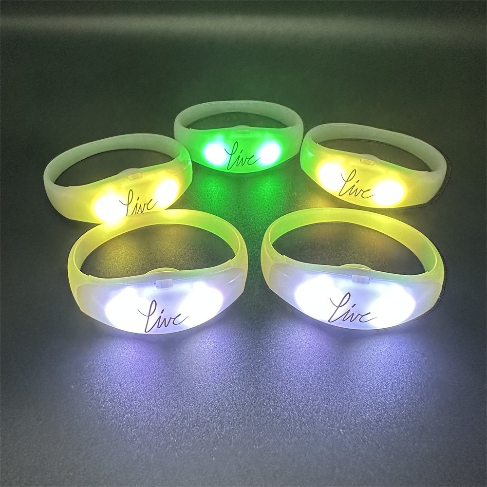 2024 Party Novelty Wholesale Remote Controlled Rhythmic Audio Bracelet