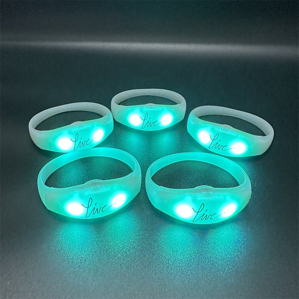 2024 Party Novelty Wholesale Remote Controlled Rhythmic Audio Bracelet