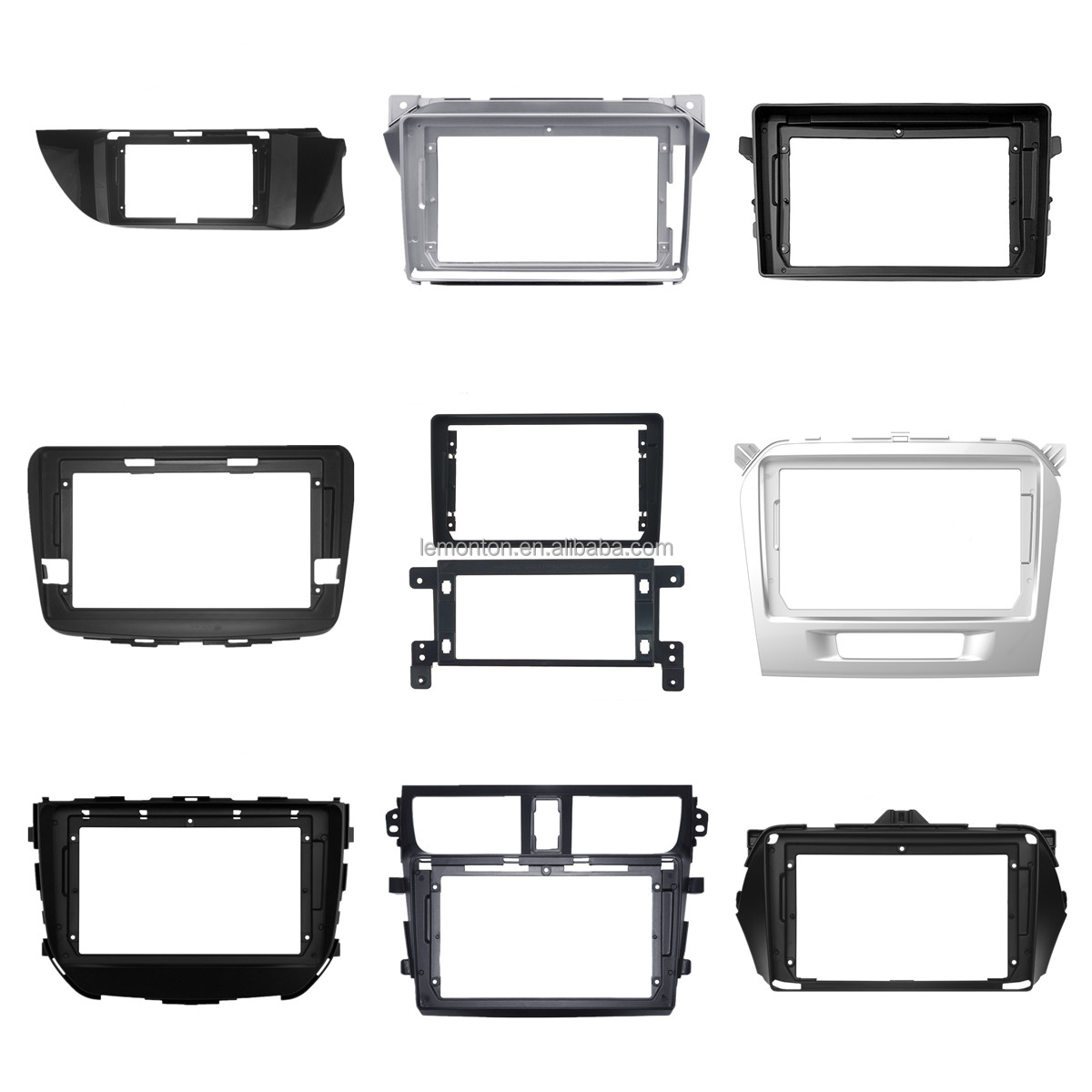 Radio Frame Kit 9 Inch Dash Kit Car DVD Player Frame 2005-2009 BENZ C CLASS 9 INCH