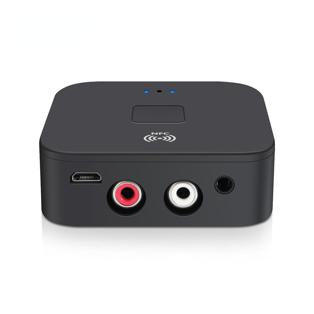 NFC Wireless BT5.0 Extender 3.5mm AUX/RCA Input Speaker Amplifier Car Audio Headphone Home Stereo Theater System Audio Component