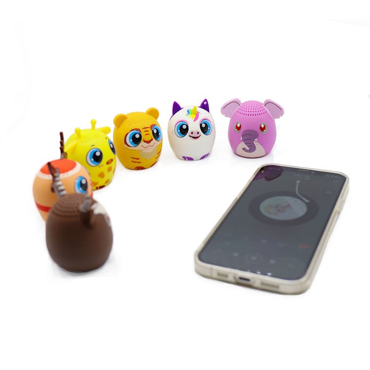 Fabric Mini Design Wireless bt speaker Manufactory Mobile Phone Accessories Animal speaker