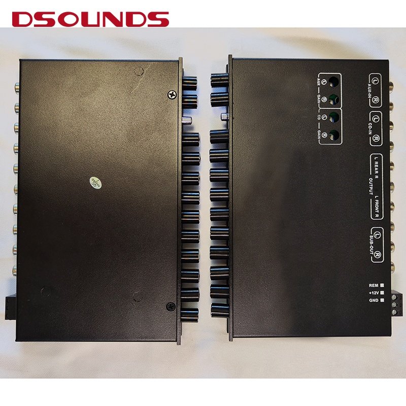9 Bands EQ9 Full Graphic Equalizer 6 Ch Out Passive Crossover for Car Amplifier Audio System