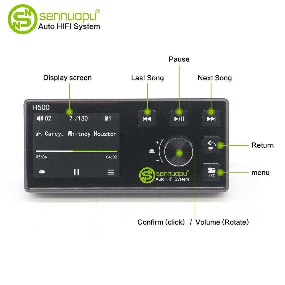 Sennuopu Power 4ch Amp Amplificadores Dsp Audio Processor 8 Channel Dsp Amplifier