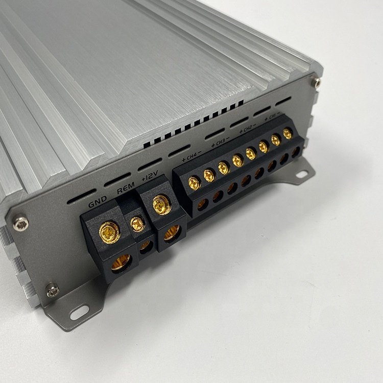 Manufacturers Direct Car Audio Modified Power Amplifier 4*80W Four-channel High-power AB Four-way Car Power Amplifier