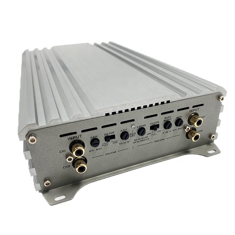 Manufacturers Direct Car Audio Modified Power Amplifier 4*80W Four-channel High-power AB Four-way Car Power Amplifier
