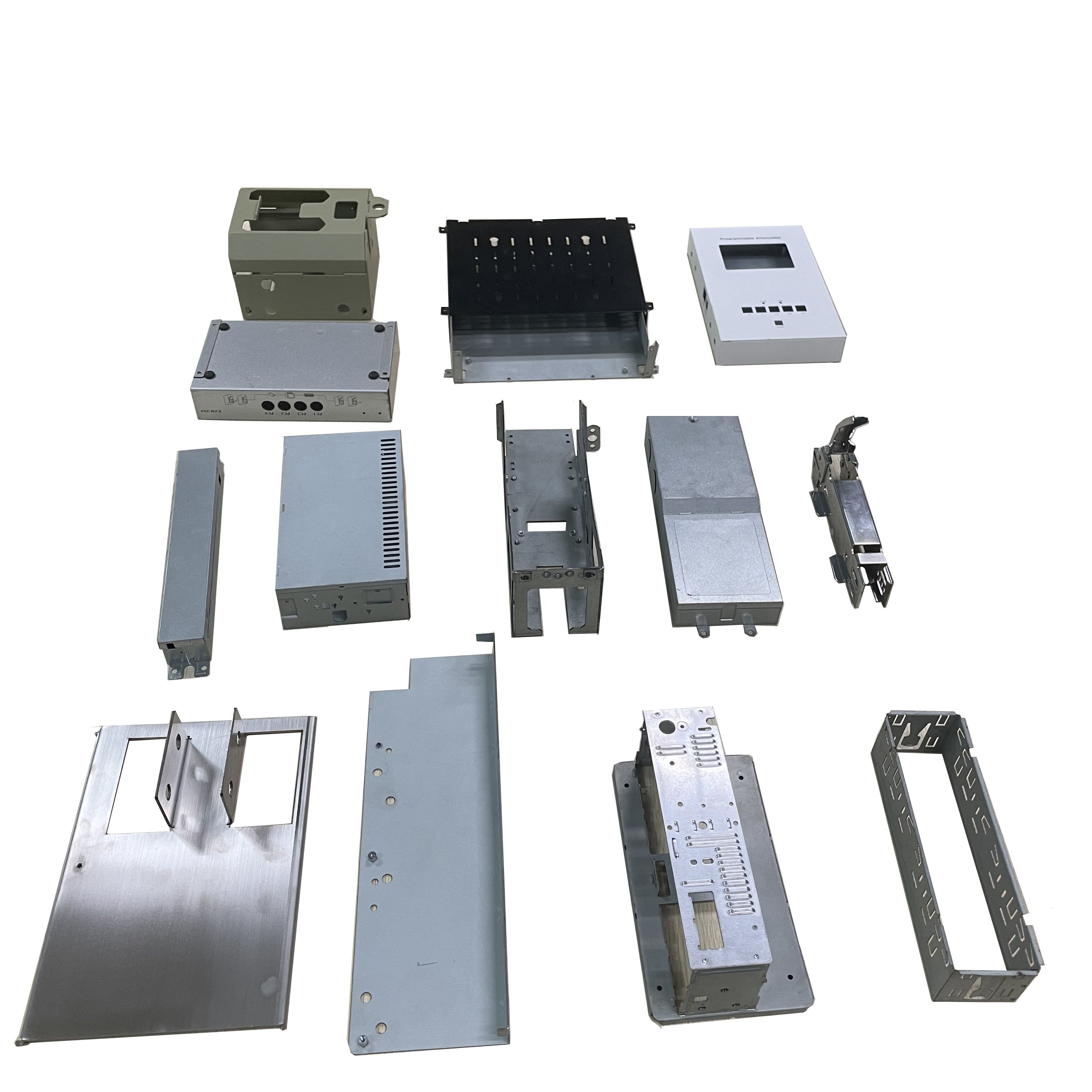 Cnc Machine Anodized Aluminum Electrical Control Power Distribution Enclosure Car Amplifier Metal Junction Box Amplifier Casing
