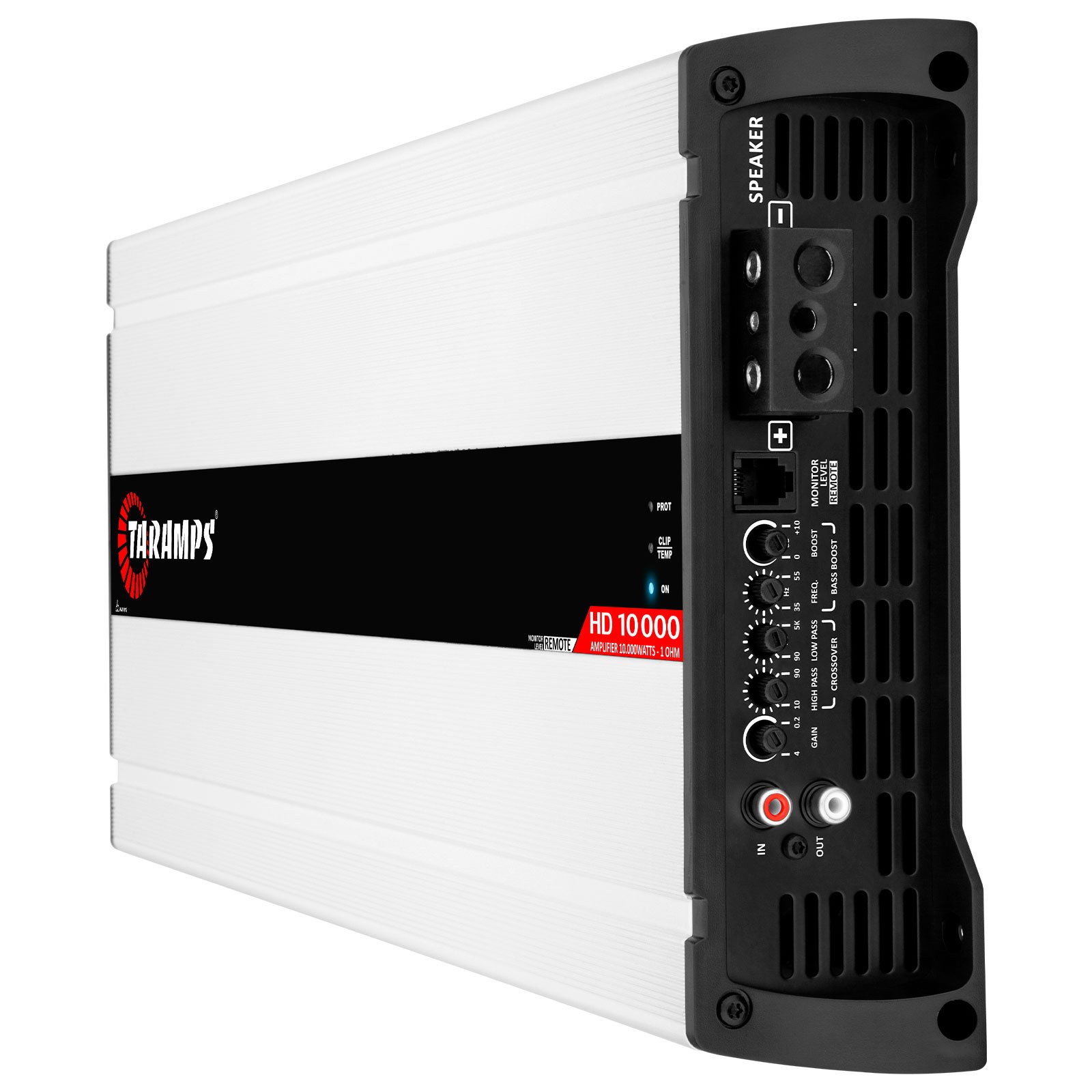 Taramps HD 10000 1 Ohm Monoblock Amplifier 10,000 Watts Rms Full Range Car Audio Class D Crossover RCA Bass Boost Sound System