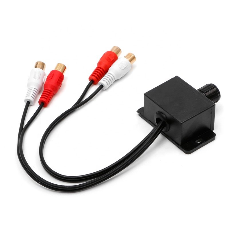 Car Amplifier Bass Durable Audio Speaker Amplifier Bass RCA Level Remote Volume Control Universal Amplifier 2RCA in and OUTput