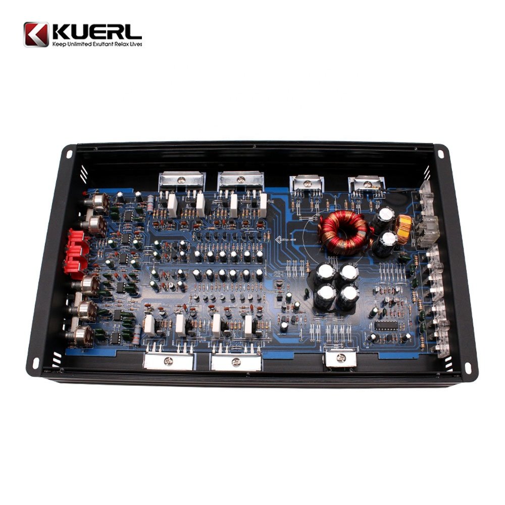 Car Audio Power Amplifier 4 Channel Car Amplifier Music Powerful High Power 12V Car Amplifier