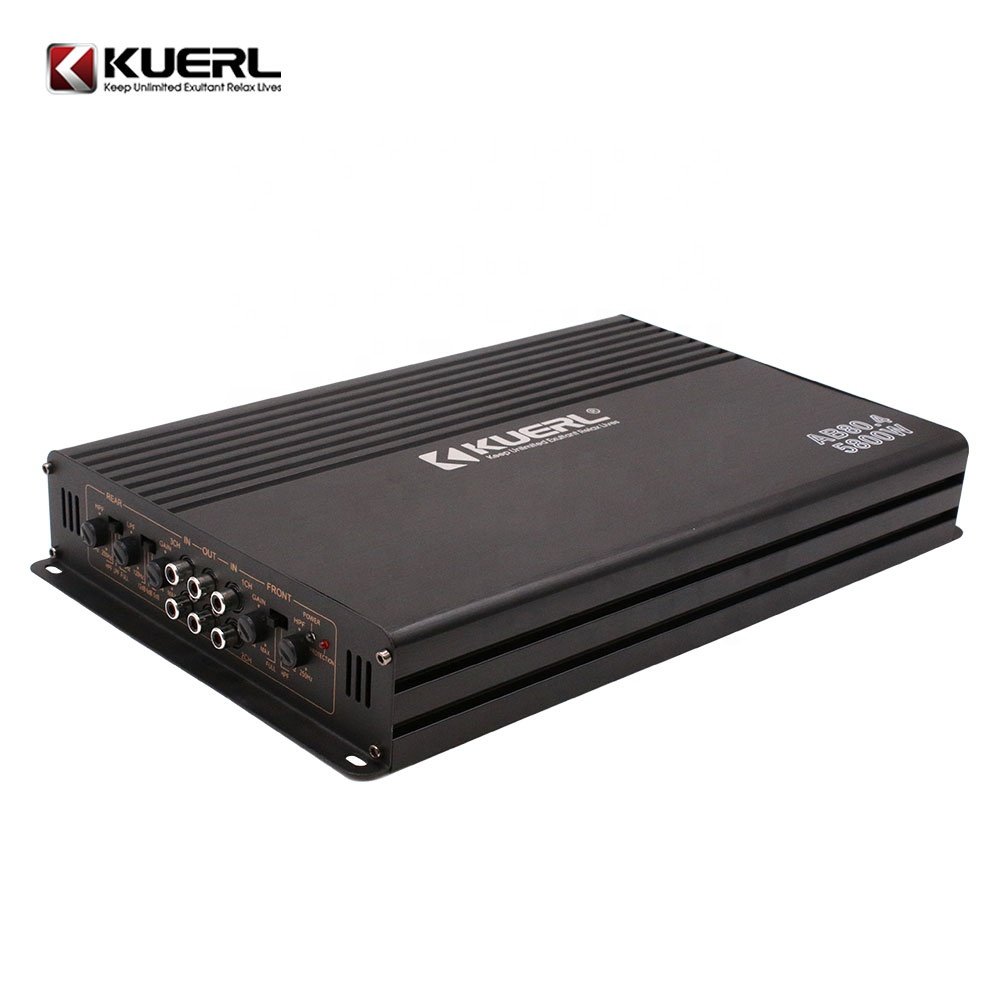 Car Audio Power Amplifier 4 Channel Car Amplifier Music Powerful High Power 12V Car Amplifier