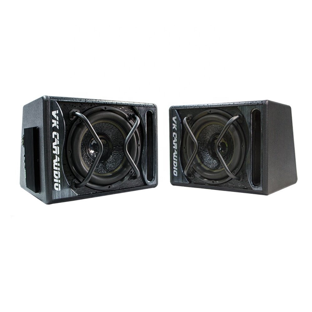 VK High-Power 12-Inch Car Active Subwoofer with Amplifier Board 600W RMS DC 12V High-End Automotive Subwoofer