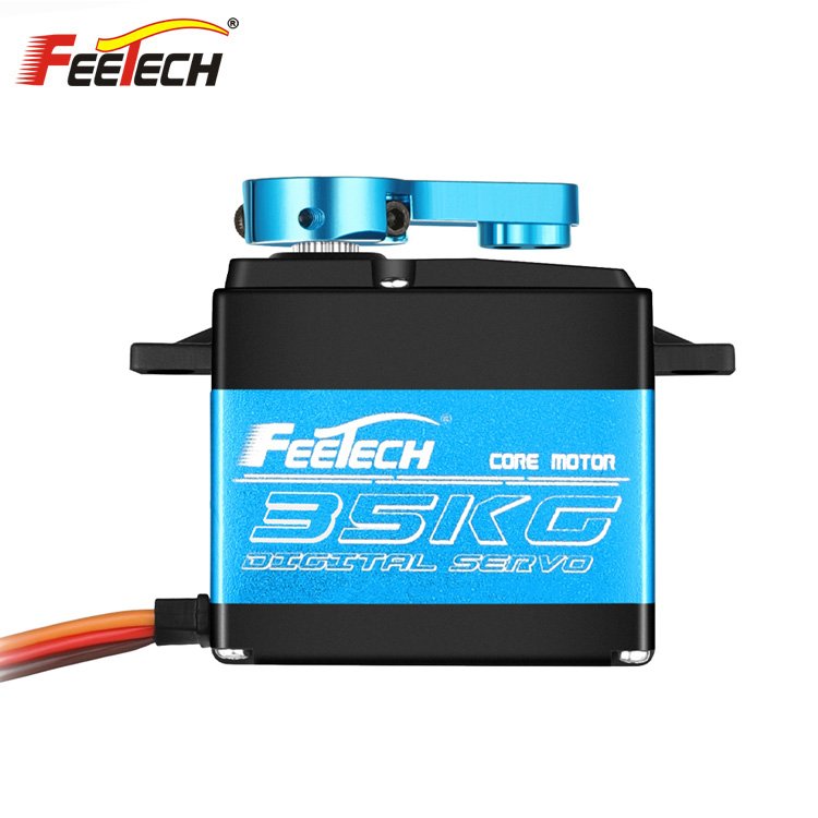 35KG Servo FT5330M Standard Digital RC Servo Steel Gear Waterproof Servo for Smart 1/8 1/10 RC Car Model Helicopter Baja Trax