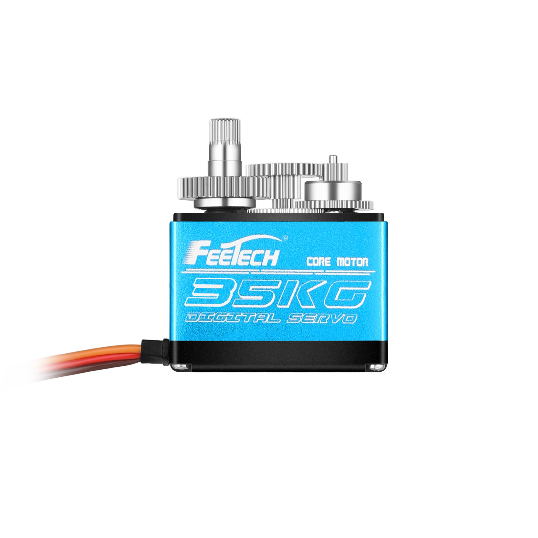 35KG Servo FT5330M Standard Digital RC Servo Steel Gear Waterproof Servo for Smart 1/8 1/10 RC Car Model Helicopter Baja Trax