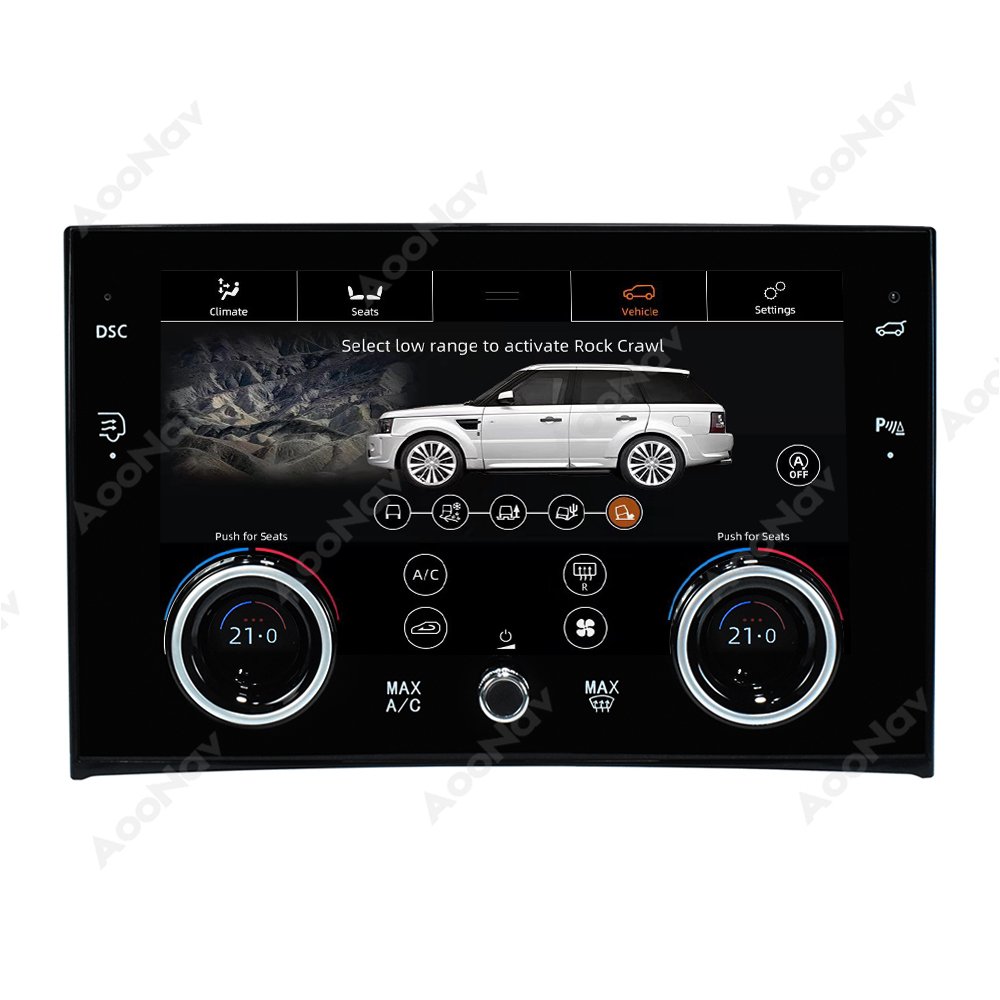 12.3 Inch AC Panel Touch Screen Android 12 Car Radio for Range Rover Vogue L322 V8 2002-2012 Multimedia Player GPS 4G Carplay