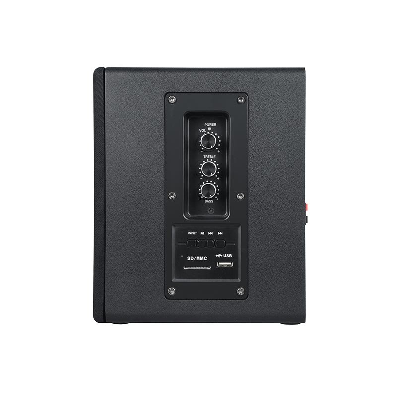 New wooden fiber glass woofer DVD USB SD MMC card wireless 2ch stereo sound 50W RMS Hi-Fi blue tooth bookshelf hifi speaker