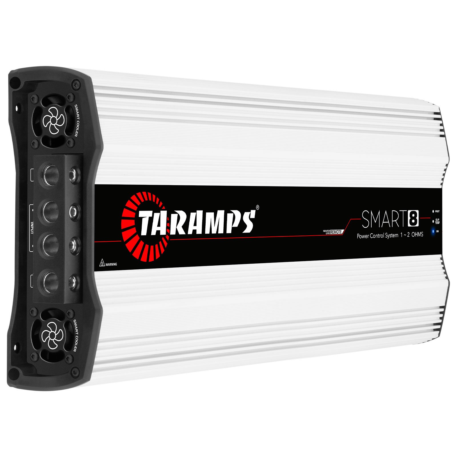 Taramps Smart 8 Amplifier 1 to 2 Ohms 8000 Watts RMS Multi Impedance High Performance Digital Monoblock Great for Subwoofers 8k