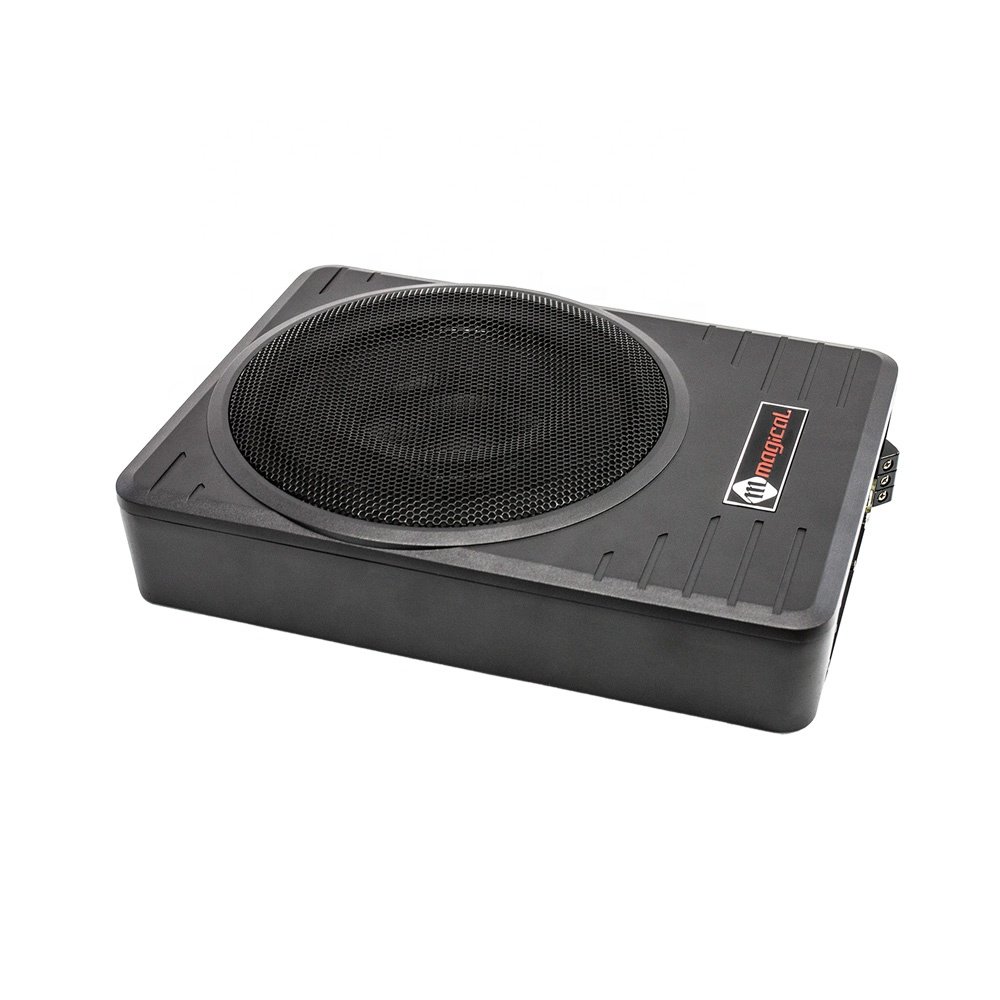 Manufacturer New Active 10 Inch Car Subwoofer Woofer with Amplifier Speakers Underseat Subwoofer Car with Amplifier Rms 1000w