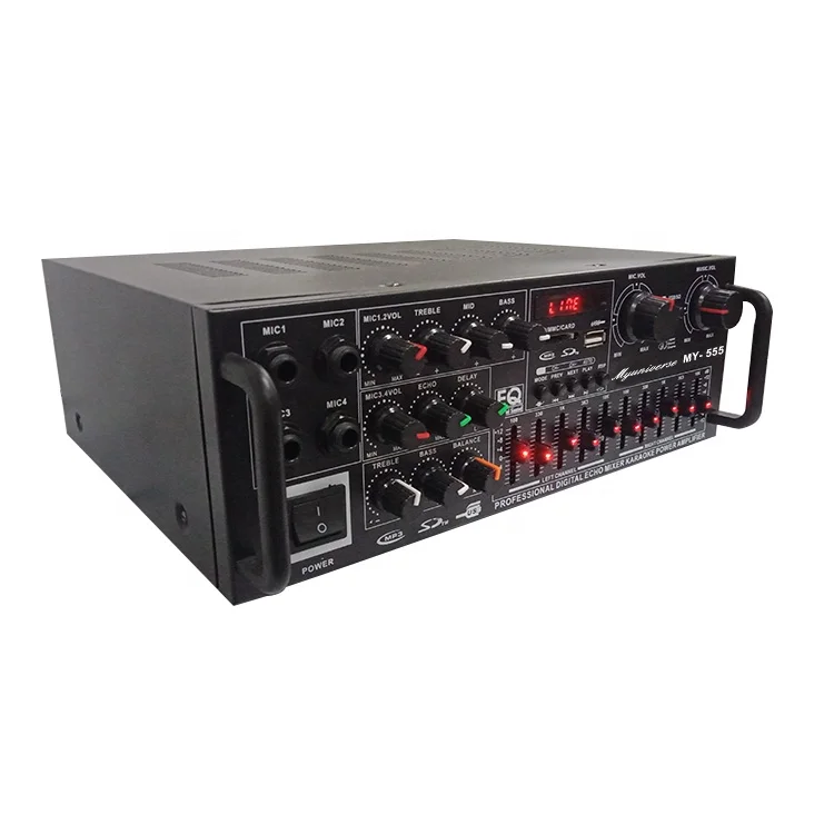 Profesional Amplifier Two Channel Hifi Original Bluetooth Input 100 W Amplificador De Audio Professional High Power Amplifier