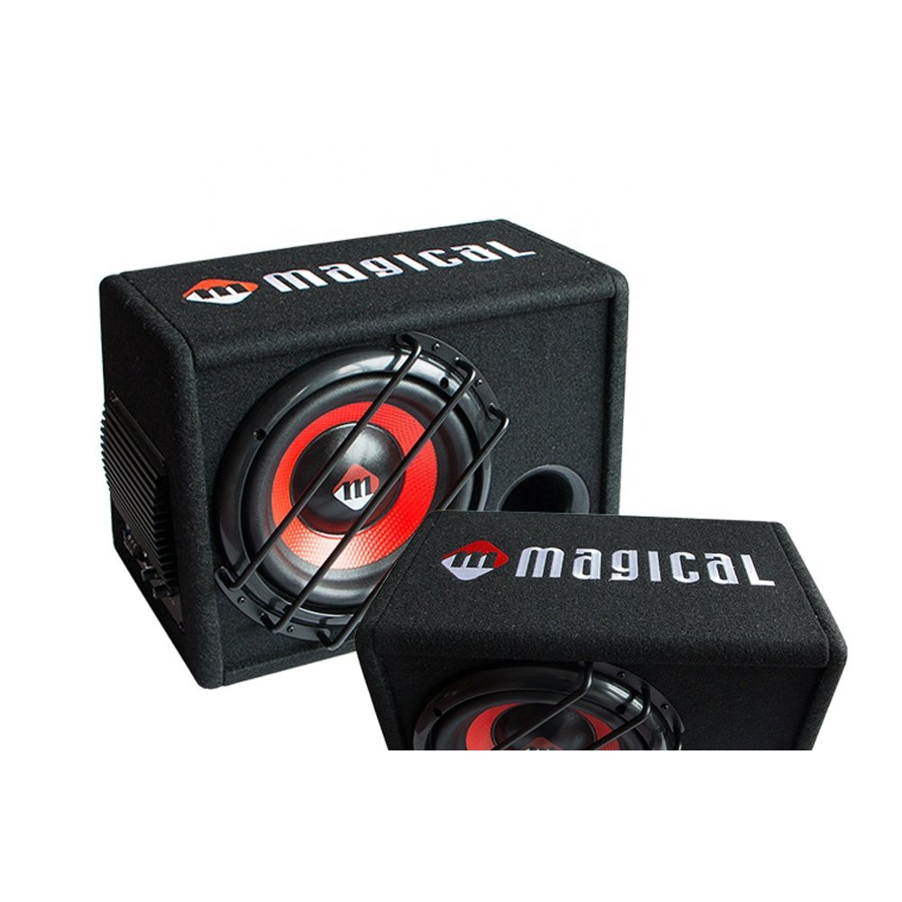 Magical D100 1000W Trending Products High Performance 10 Inch 12V 300watt 4ohms Powerful Active Car Audio Subwoofer s